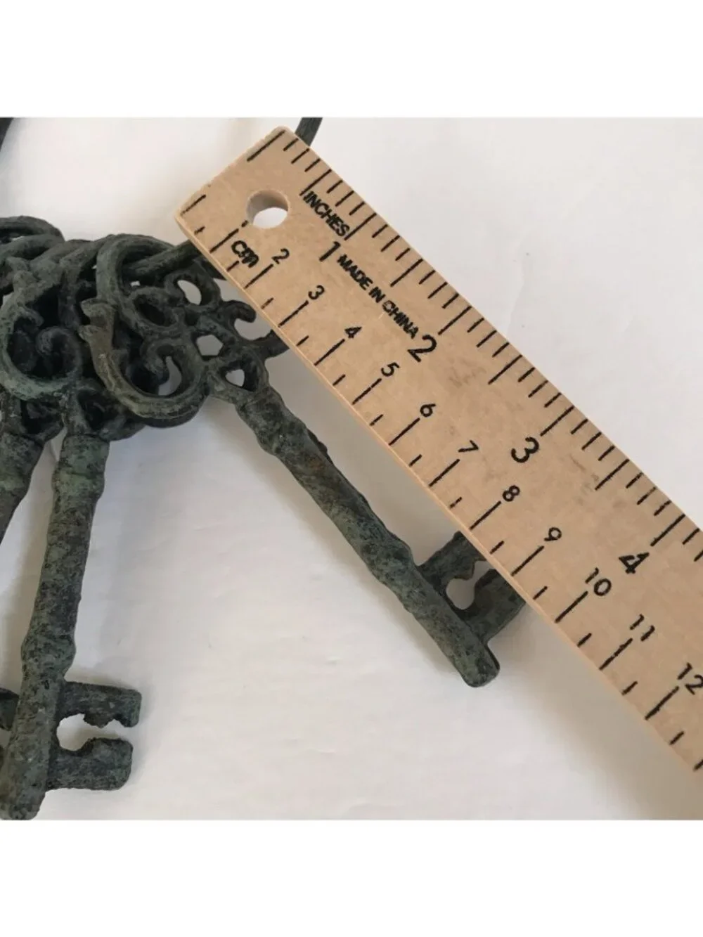 Metal Skeleton Keys Halloween Patina Iron Cottage Horror Prop Goth Victorian Art